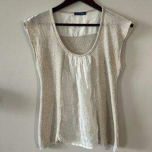 Trussardi jeans.linen tee